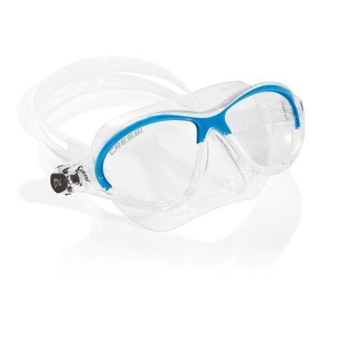 Cressi Sub S.P.A. Moon Masque De Plongée Enfant Transparent/Bleu