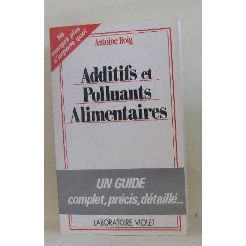 Additifs Et Polluants Alimentaires