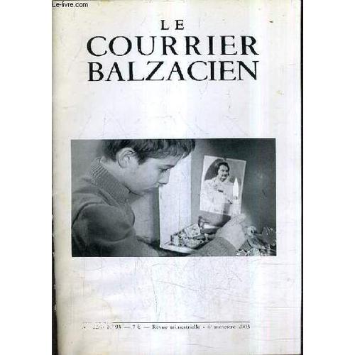 Le Courrier Balzacien N°93 4e Trimestre 2003.