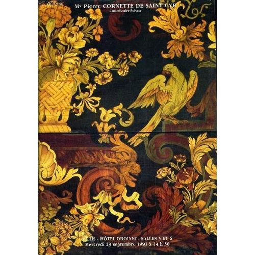 Catalogue De Ventes Aux Encheres - Tableaux Du Xixe Siecle Tableaux Anciens Meubles Et Objets D'art Des Xviie Xviiie Et Xixe Siecles Tapis Tapisseries - Paris Hotel Drouot Salles 5 Et 6 ...