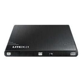 LiteOn eBAU108 - Lecteur de disque - DVD±RW (±R DL)/DVD-RAM - 8x/8x/5x - USB 2.0 - externe - noir