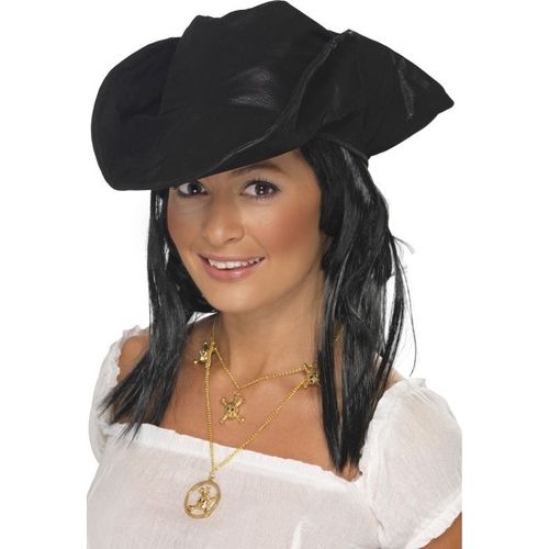 Chapeau Pirate Samuel Avec Cheveux