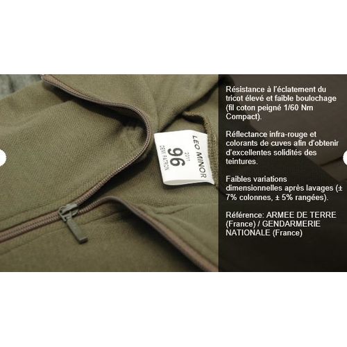 Polo Peche Et Chasse Leo Minor Taille 88