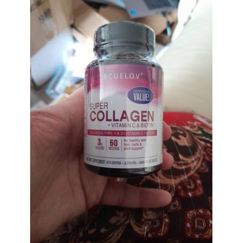 60 Capsules De Collagène, Vitamine C Et Biotin 