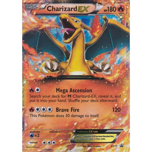 Carte Pokemon - Charizard Ex ( Dracaufeu Ex ) - Xy17 - Ultra Rare - Carte Anglaise -