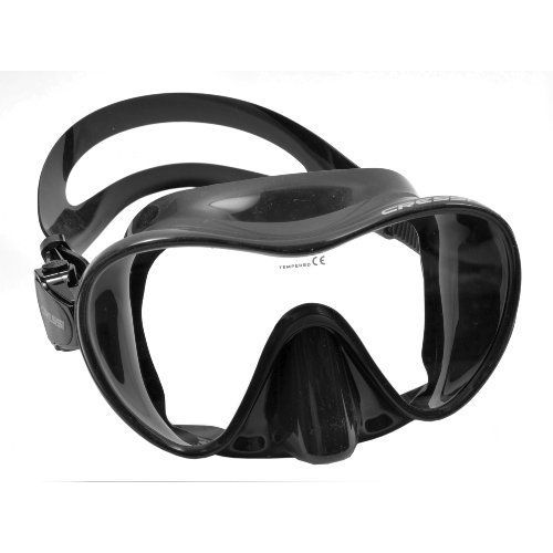 Cressi Masque De Plongée F1 Sans Cadre Noir Noir