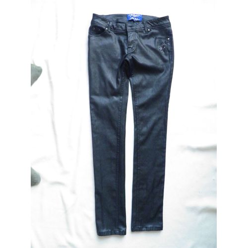 Jean Jennyfer Divas Party.T.Eu36, Noir Brillant, Taille Slim