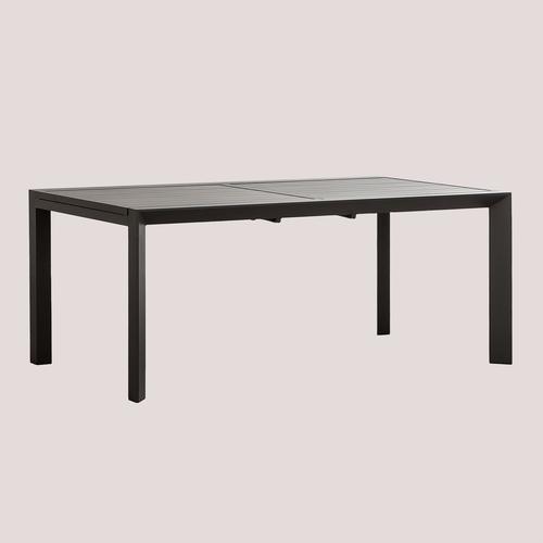 Table De Jardin Extensible Rectangulaire En Aluminium (180-240x100 Cm) Starmi Gris Graphite