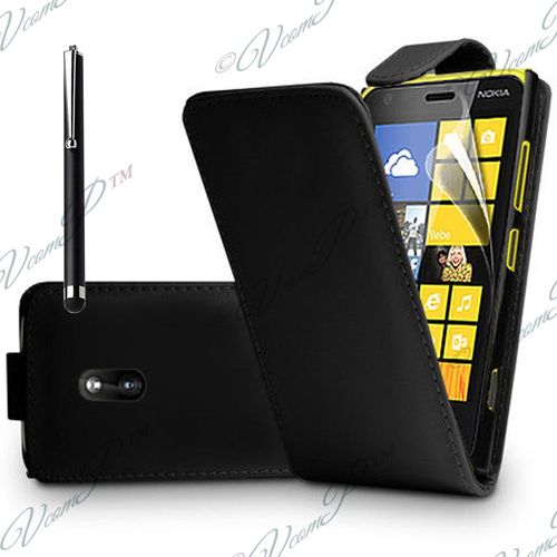 Etui Simili Cuir Pour Nokia Asha 503/ 503 Dual Sim - Noir + Stylet