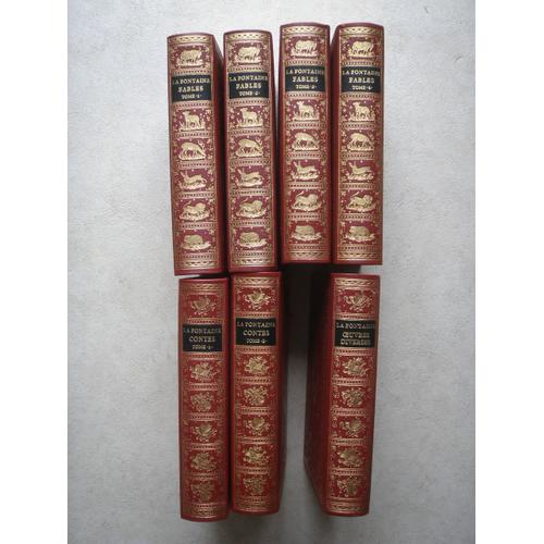 Fables Bonnot; 4 Volumes De Fables + 3 Volumes De Contes