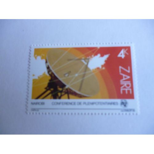 Timbre "Zaïre 1983:Conférence Des Plénipotentiaires À Nairobi".