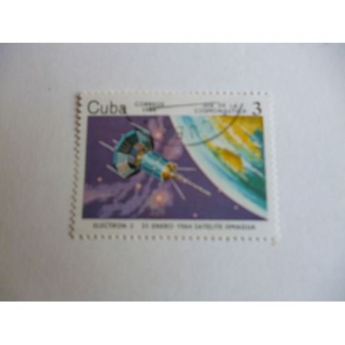 Timbre "Cuba 1964 :Electron 2:Satellite Jimagua".