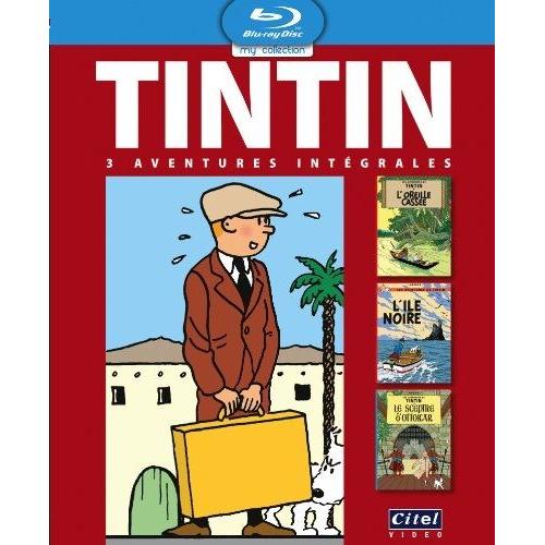 "Tintin: 3 Aventures Intégrales (L'ile Noire, L'oreille Cassée, Le Sceptre D'ottokar)"