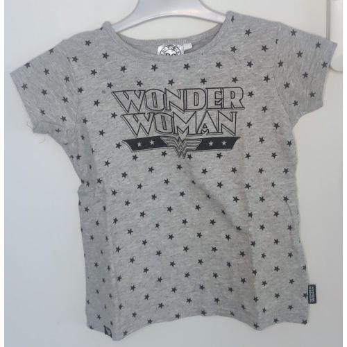 T-Shirt Gris Wonder Woman - T5 Ans