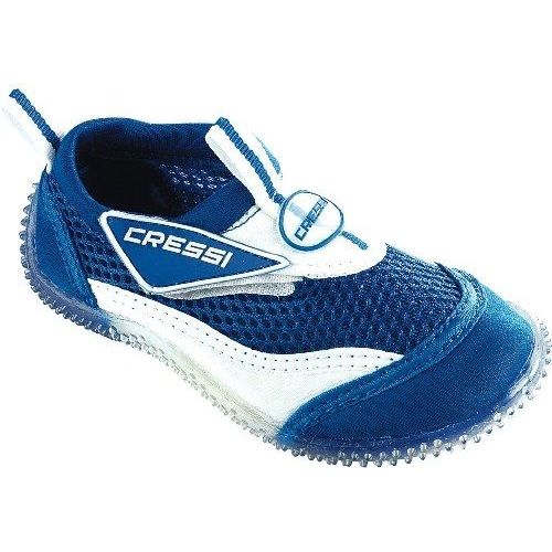 Cressi Coral Vb945034 Chaussons De Bain Bleu/Blanc 28
