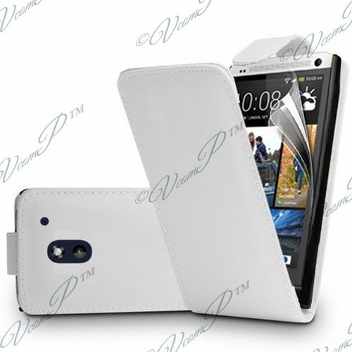 Etui Simili Cuir Pour Htc Desire 610 - Blanc