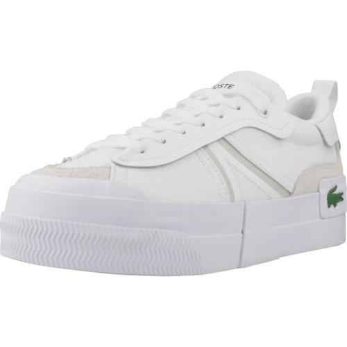 Lacoste L004 Platform Contrasted Colour Blanc