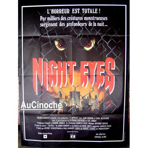 Night Eyes / Affiche Originale 120x160cm / Horreur / Robert Clouse, 1982, Sam Groom, Sara Botsford