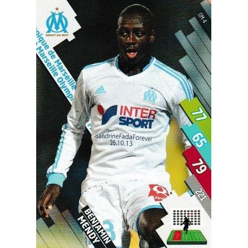 Carte Panini Foot Adrenalyn 2014 / 2015 Benjamin Mendy Marseille