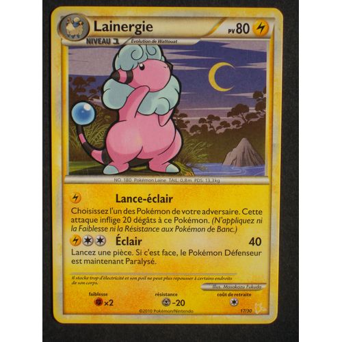 Lainergie - Trainer Kit  Hs - Deck  Raichu - 17/30