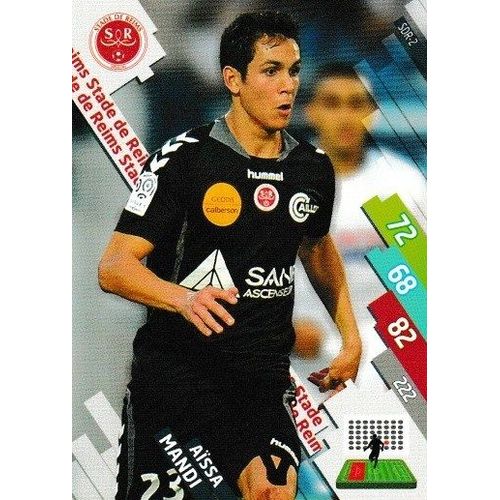 Carte Panini Foot Adrenalyn 2014 / 2015 Aissa Mandi Reims