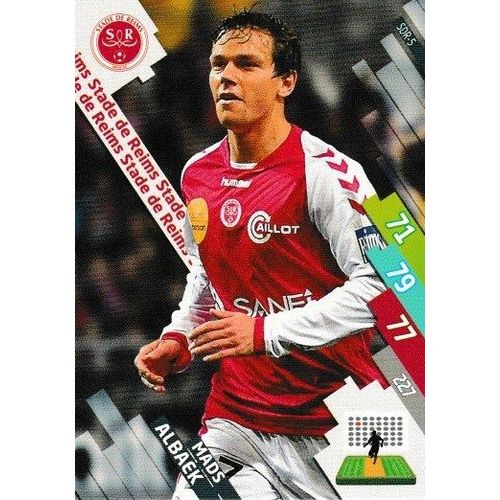 Carte Panini Foot Adrenalyn 2014 / 2015 Mads Albaek Reims