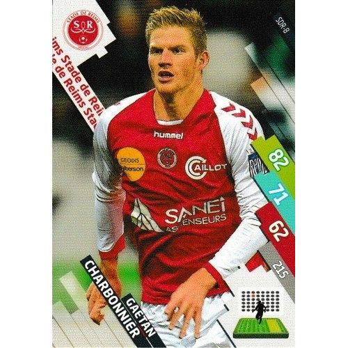 Carte Panini Foot Adrenalyn 2014 / 2015 Gaetan Charbonnier Reims