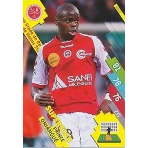 Carte Panini Foot Adrenalyn 2014 / 2015 Prince Oniangue Reims Superstar