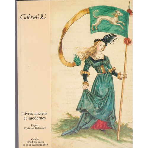 Catalogue Gabus  Livres Anciens Et Modernes  11 Et 12 Décembre 198 5 