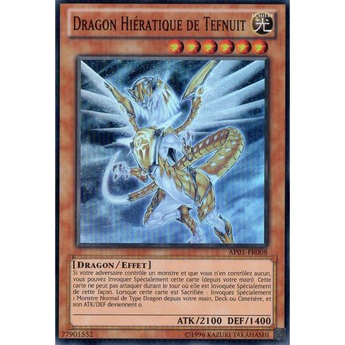 Dragon Hieratique De Tefnuit - Astral Pack - Ap01 Fr008 - Super Rare