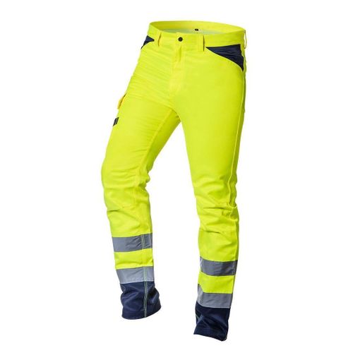 Pantalon de travail coupe slim, réfléchissant, modèle Visibilité, taille L/52, NEO