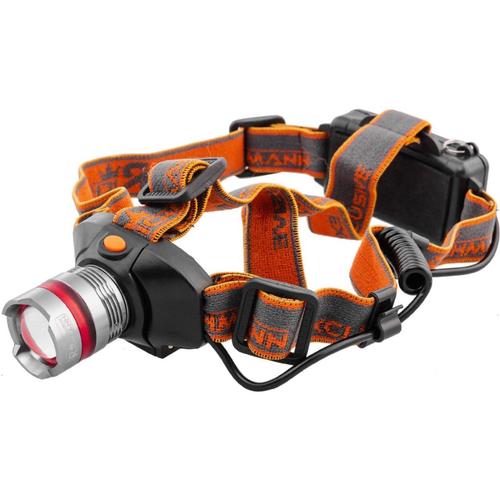 Lampe Frontale Avec Zoom, Led Cree, 3 W, 160 Lumens, Angle Réglable, Exclusivité Richmann