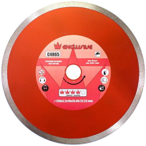 Disque diamanté, céramique, coupe humide, 250 mm/25,4 mm, Richmann Exclusive