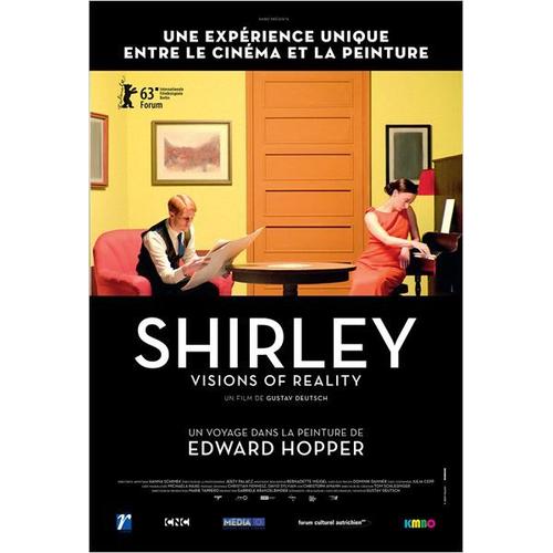 Shirley, Un Voyage Dans La Peinture D'edward Hopper /Shirley: Visions Of Reality-Véritable Affiche De Cinéma Pliée-Format 120x160 Cm- De Gustav Deutsch Avec Stephanie Cumming, Christoph Bach - 2014