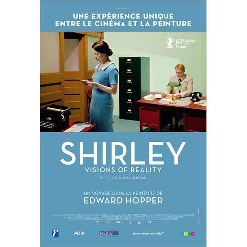 Shirley, Un Voyage Dans La Peinture D'edward Hopper /Shirley: Visions Of Reality-Véritable Affiche De Cinéma Pliée-Format 40x60 Cm- De Gustav Deutsch Avec Stephanie Cumming, Christoph Bach - 2014