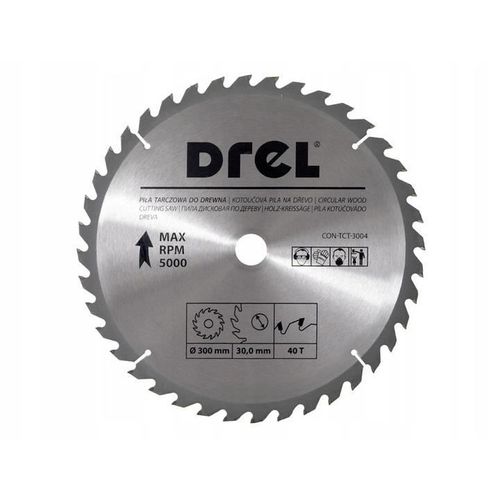 Disque circulaire Vidia, 40 dents, 300 mm, Drel