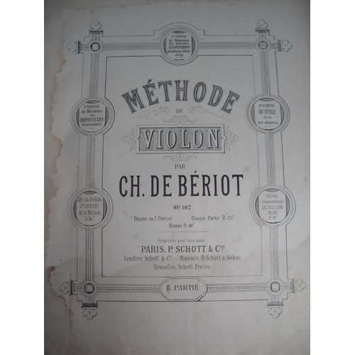 Méthode De Violon Op102 Partie Ii