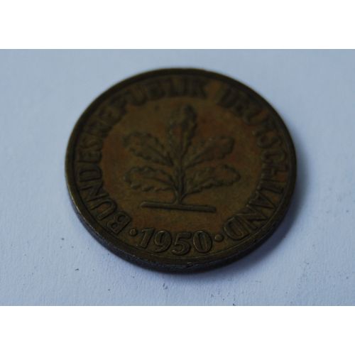 Allemagne Pièce 10 Pfennig 1950 Lettre G