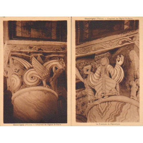 Lot De 2 Cartes Postales Anciennes De Chauvigny, Vienne (86) °°°