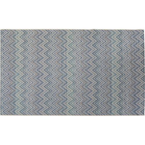 Tapis Zigzag Bleu 330x230cm Kare Design