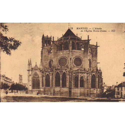 Carte Postale Ancienne Timbrée De Mantes, Yvelines (78) °°°