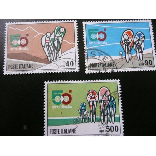 3 Timbres Italie N°971/972/973