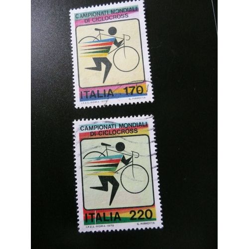 2 Timbres Italie N°1375/1376