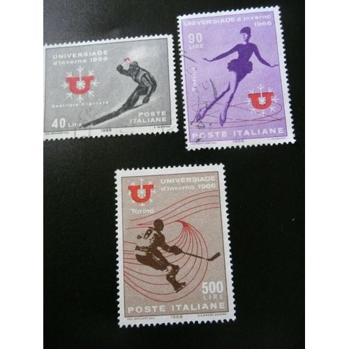 3 Timbres Italie N°940/941/942