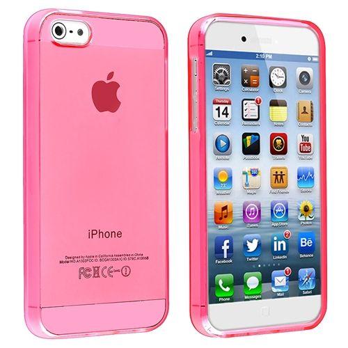 Insten® Coque Housse Étui De Protection En Tpu Flexible Pour Apple Iphone 6 Et 6s (4.7"" Pouces), Rose Vif Transparent