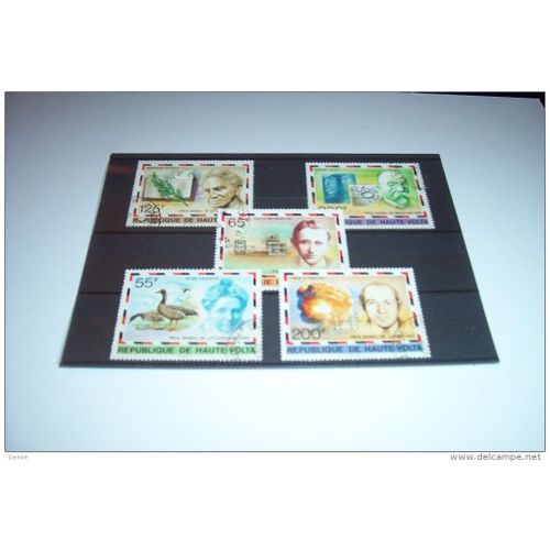 Lot De 5 Timbres De Haute Volta 