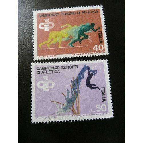 2 Timbres Italie N°1180/1181