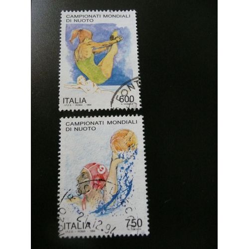 2 Timbres Italie N°2061/2062
