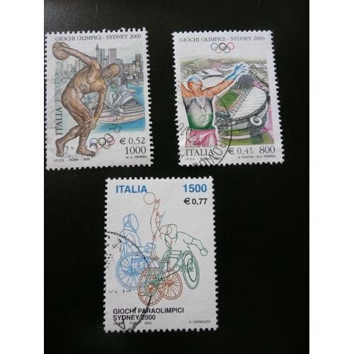 Timbres Italie N°2447/2448/2457
