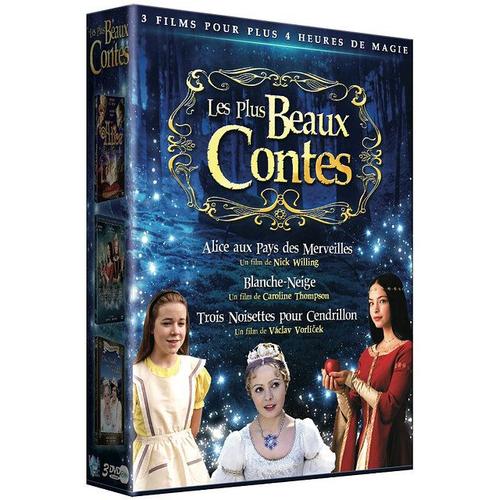 Plus Beaux Contes : Alice Au Pays Des Merveilles + Blanche-Neige + Trois Noisettes Pour Cendrillon - Pack